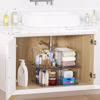 Picture of Vtopmart 4 Pack Large Stackable Storage Drawers,Easily Assemble Acrylic Bathroom Closet Undersink Organizers and Storage,Plastic Bins for Kitchen Cabinets,Pantry,Makeup,Medicine Organization