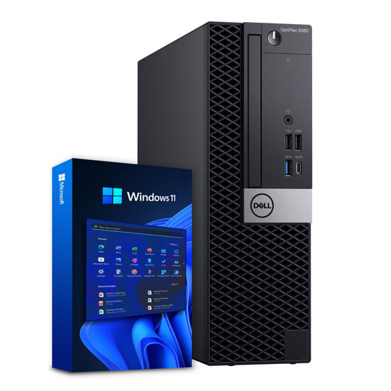 Picture of Dell Windows 11 Desktop Computer OptiPlex 5060 | Intel Core i5-8500 Six Core (4.3GHz Turbo) | 16GB DDR4 RAM | 500GB SSD Solid State + 1TB HDD | WiFi + Bluetooth | Home or Office PC (Renewed)
