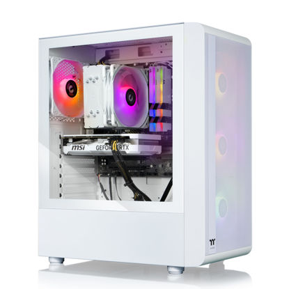 Picture of Thermaltake LCGS Quartz i460 R4 Gaming Desktop (Intel Core™ i5-13400F, 3600Mhz 16GB RGB Memory, NVIDIA GeForce® RTX 4060, 1TB NVMe M.2) S2QT-B66R-460-LCS