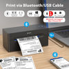 Picture of Nelko Bluetooth Thermal Shipping Label Printer, Wireless 4x6 Shipping Label Printer for Shipping Packages, Support Android, iPhone and Windows, Widely Used for Amazon, Ebay, Shopify, Etsy, USPS