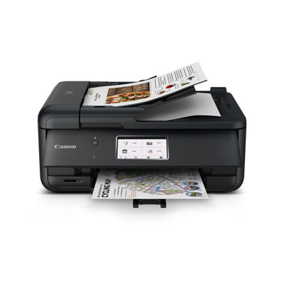 Picture of Canon PIXMA TR8620a - All-in-One Printer Home Office|Copier|Scanner|Fax|Auto Document Feeder | Photo, Document | Airprint (R), Android, Black, Works with Alexa