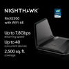 Picture of NETGEAR Nighthawk Tri-Band WiFi 6E Router (RAXE300) - Security Features, AXE7800 Wireless Gigabit Speed (Up to 7.8Gbps), New 6GHz Band, 8-Streams Cover up to 2,500 sq. ft., 40 Devices