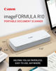 Picture of Canon imageFORMULA R10 - Portable Document Scanner, USB Powered, Duplex Scanning, Document Feeder, Easy Setup, Convenient, Perfect for Mobile Users