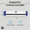 Picture of HP Small USB Document & Photo Scanner for Portable 1-Sided Sheetfed Digital Scanning, Model HPPS100, for Home, Office & Business, PC and Mac Compatible, HP WorkScan Software Included