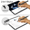 Picture of Stylus (5 Pcs), 2-in-1 Stylus Pen for Touch Screen, High Precision and Sensitivity, Suitable for iPhone/ipad/Android Tablets, Compatible with All Touch Screens (Black/White/Blue/Rose Gold/Silver)