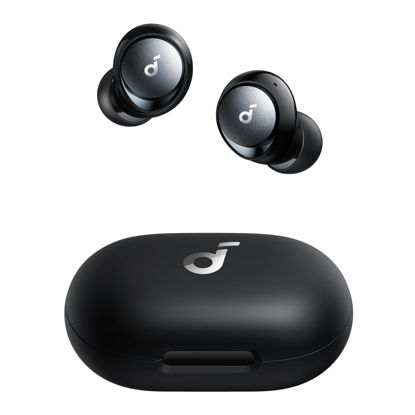 Picture of Soundcore by Anker Space A40 Adaptive Active Noise Cancelling Wireless Earbuds, Reduce Noise by Up to 98%, Ultra Long 50H Playtime, 10H Single Playtime, Hi-Res Sound, Comfortable Fit, Wireless Charge