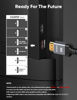 Picture of 10K 8K HDMI 2.1 Cable 2-Pack 6.6FT, Highwings Certified 48Gbps Ultra High Speed Slim HDMI Cord,Support 4K@120Hz 8K@60Hz, HDCP 2.2&2.3, Dynamic HDR,eARC,DTS:X, Compatible with Roku TV/HDTV/PS5/Blu-ray