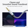 Picture of Aux Cord 4ft, 3.5mm Audio Cable - Nylon Braided Aux Cable 3.5mm Male to Male AUX Cord for Car, Headphones, Home Stereos, Speaker