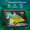 Picture of Eyoyo Underwater Fishing Camera 7 inch LCD Monitor Fish Finder Waterproof 1000TVL Fishing Camera 12pcs Infrared Lights for Lake, Boat, Ice Fishing