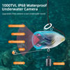 Picture of Eyoyo Underwater Fishing Camera 7 inch LCD Monitor Fish Finder Waterproof 1000TVL Fishing Camera 12pcs Infrared Lights for Lake, Boat, Ice Fishing