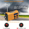 Picture of Emergency Radio with NOAA Weather Alert, Portable Solar Hand Crank AM/FM Radio for Survival,Rechargeable Battery Powered Radio,USB Charger,Flashlight,Reading Lamp,for Home Outdoor
