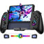 Picture of Spican Switch Controllers for Nintendo Switch/Switch OLED Controller, Switch Wireless Pro Controller One-Piece Joypad, Full-Size Ergonomic Handheld Mode Controller with Battery/RGB/Turbo/Programming(Black)