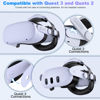 Picture of Kawaye Comfort Head Strap for Meta Quest 3S/Quest 3/Quest 2 Head Strap, Double Knobs Adjustable Elite Strap Replacement,VR Headset Accessories Strap Enhanced Support&Comfort&Reduce Pressure