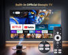 Picture of [1000 ANSI/Google TV]Smart Projector with WiFi 6 and Bluetooth, Netflix-Licensed 4K Support, Outdoor Movie Proyector, 1080P Home Ceiling Auto Focus Projector, Gift for Valentine’s Day PUTRIMS K12 Gray