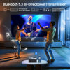 Picture of [Electric Focus] Projector with WiFi and Bluetooth, 20000LM Native 1080P Projector with Screen, YOWHICK Portable Movie Smart Projector, Home Projector 4K Supported for Phone/TV Stick /HDMI/USB Grey