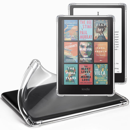 Picture of CoBak Clear Case for All-New Kindle Paperwhite 12th Gen 2024 (7") & Kindle Colorsoft Signature Edition (7") - Lightweight, Scratch-Proof Silicone Back Cover, Clear