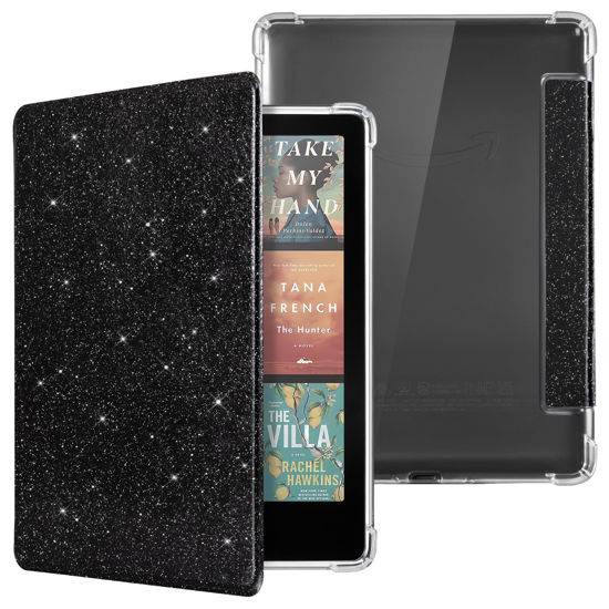 Picture of CoBak Case for Kindle Paperwhite 12th Gen 2024 (7") & Kindle Colorsoft Signature Edition (7") - New PU Leather Cover and Clear Soft Silicone Back Cover with Auto Sleep Wake Feature