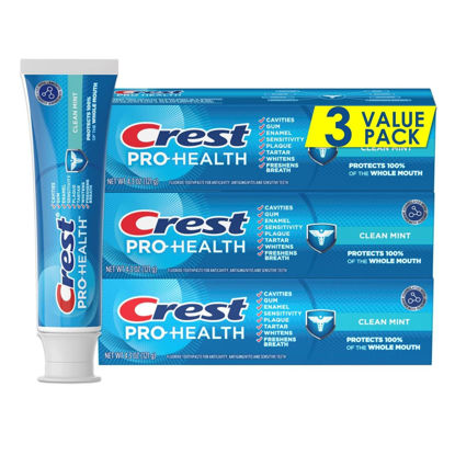 Picture of Crest Pro-Health Clean Mint Toothpaste (4.3oz) Triple Pack