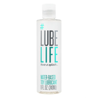 Picture of Lube Life Water-Based Toy Lubricant, Toy-Safe lube for Men, Women and Couples, Non-Staining, 8 Fl Oz