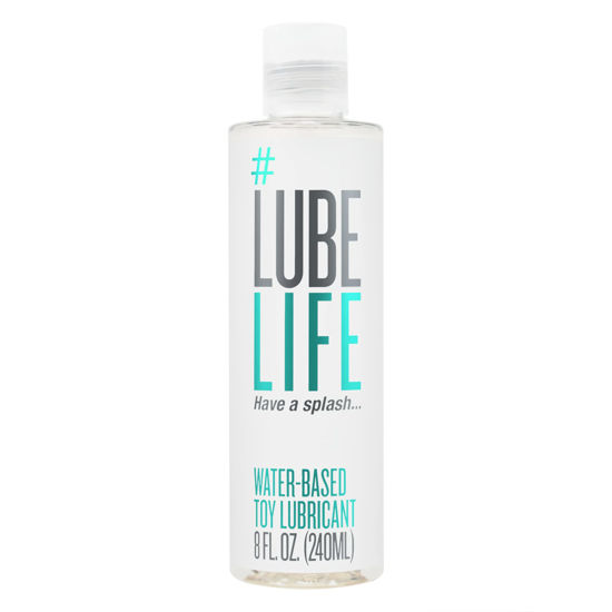 Picture of Lube Life Water-Based Toy Lubricant, Toy-Safe lube for Men, Women and Couples, Non-Staining, 8 Fl Oz