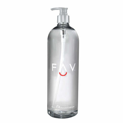 Picture of FAV Water Based Luxury Personal Lubricant, Natural Feeling Lube for Women Men and Couples, Toy Friendly, Condom Safe, 33.5 Fl Oz
