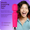 Picture of Vibrator Wand,Adult Sex Toy Wand, G Spot Dildo, Clit Vibrator, Sex Vibrators,Clitoris Stimulation,with 8 Speeds & 20 Patterns, Quiet,Fully Waterproof,Vibrating Wand for her Pleasure (Rose Red)