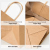 Picture of RACETOP Brown Paper Bags with Handles Bulk 100Pcs 8x4.5x10.8 Inch Gift Bags Bulk, Brown Kraft Paper Bags, Retail Bags, Party Bags, Shopping Bags, Favor Bags