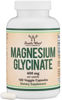 Picture of Magnesium Glycinate 400mg, 180 Capsules (Vegan Safe, Third Party Tested, Gluten Free, Non-GMO) High Absorption Magnesium by Double Wood Supplements