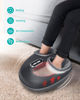 Picture of Nekteck Shiatsu Foot Massager Machine with Soothing Heat, Deep Kneading Therapy, Air Compression, Improve Blood Circulation and Foot Wellness,Relax for Home or Office Use(Gray)