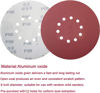 Picture of Tonmp 50 PCS 9-Inch 10-Hole Hook-and-Loop Sanding Discs for Drywall Sander -10 Pack Each of 60 80 120 150 240 Grits Sander Paper