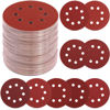 Picture of YNZDRWA 70 PCS 5 Inch Sanding Discs, 40 80 120 180 240 320 400 600 800 Grit Hook and Loop Sandpaper for Random Orbital Sander