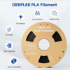 Picture of DEEPLEE PLA 1.75mm 3D Printer Filament, Dimensional Accuracy +/- 0.02mm, Neatly Wound, No Clogging, Vacuum Package, Fits for Most FDM 3D Printers, Cardboard Spool 1kg Black