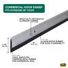 Picture of M-D Building Products 68247 All-Season Door Sweep, Heavy Duty Aluminum, Ideal for Residential & Commercial Use, Easy Installation with Heavy Rubber Seal, Ensure Comfort and Security (36 Inch, Silver)