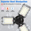 Picture of Aoretic LED Garage Lights Bulb 2 Pack -80W, 8000LM 6500K Led Shop Light with 3 Deformable Panels, Basement Barn Light Garage Ceiling Lights, E26/E27 for Garage, Warehouse, Shop, Basement