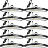 Picture of Amico 200W 10 Pack UFO LED High Bay Light 28,000lm 5000K LED High Bay Lights with UL Listed US Hook 5' Cable Alternative to 650W MH/HPS for Gym Factory Barn Warehouse
