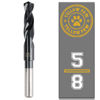 Picture of 5/8 Inch Drill Bit for Metal - Industrial Grade M35 Cobalt Titanium Aluminum Nitrite - 5/8" Diameter & Total Length of 6" with Working Length of 3" Easily Drill Into Metal, Steel, & Aluminum