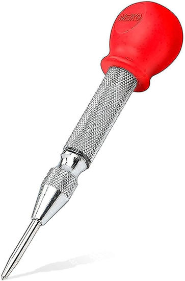 Picture of NEIKO 02638A 5-Inch Automatic Center Punch for Metal, Adjustable Impact Spring Loaded Center Punch Tool, Spring Punch, Center Punch Spring Loaded, Auto Center Punch