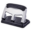 Picture of Bostitch Office EZ Squeeze Heavy Duty 3 Hole Punch, 40-Sheet Capacity, Use Less Force, Perfect for Home Office School Supplies, Sleek Design, Silver