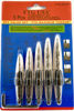 Picture of FTG USA Adjustable Wood Countersink Drill Bit Set 5 Pc #4#6#8#10#12 Tapered Drill Bit for Woodworking