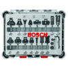 Picture of BOSCH RBS015MBS 15-Piece (Universally Compatible Accessory) Carbide-Tipped Wood Router Bit Assorted Set