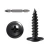 Picture of Wensilon (250 pcs)#8×1" Black Truss Head Wood Screws Quick Metal Self Tapping Zinc Oxide