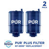 Picture of PUR PLUS Faucet Mount Replacement Filter 2-Pack, Genuine PUR Filter, 3-in-1 Powerful, Natural Mineral Filtration, Lead Removal, 6-Month Value, Blue (RF99992)