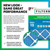 Picture of Filterbuy 20x20x1 Air Filter MERV 13 Optimal Defense (4-Pack), Pleated HVAC AC Furnace Air Filters Replacement (Actual Size: 19.50 x 19.50 x 0.75 Inches)