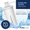 Picture of Pureline Replacement for Brita® Filter, Pitchers and Dispensers, Classic 35557, OB03, Mavea® 107007, Replacement for Brita® Pitchers Grand, Lake, Capri, Wave and More (6 Pack)