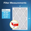 Picture of Filtrete 20x25x5 AC Furnace Air Filter, MPR 1000, MERV 11, Fits Lennox Devices, Allergen Defense, Electrostatic Air Cleaning Filter, 2-Pack (actual size 19.63 x 24.75 x 4.31 in)