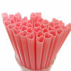 Picture of The best MOON 100pcs Heart Shaped Pink Straws Disposable Drinking Cute Straw Individually Wrapped Pink Plastic Straw Valentines day Cocktail Birthday Party Bridal Shower Wedding Supplies