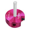 Picture of PVC Fitting Saver 2-Inch Head,2" PVC Pipe Reamer with 3/8-Inch Hex Shaft,Socket Saver Plumbing Tool Plastic Pipe Fitting Reamer for Sch.40 CPVC ABS Hub,Fit Standard 1/2" Drills