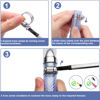 Picture of Hose Clamp- Qibaok 120 PCS Stainless Steel Hose Clamps Assortment Kit 1/4''-1-1/2'' Worm Gear Clamps for Fuel Line, Plumbing, Automotive, Mechanical Applications, Pipe, Tube, Radiator, Garden