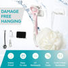 Picture of Hook LAB Self-Adhesive Shower Razor Holder, 2-Pack, Removable & Reusable Waterproof Hooks, for Towels, Bath Accessories, Kitchen & Bathroom Use - White