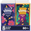Picture of Kleenex On-The-Go Facial Tissues, 8 On-The-Go Packs, 10 Tissues per Box, 3-Ply (80 Total Tissues), Packaging May Vary